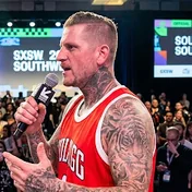 Brock Misner speaking on stage at SXSW